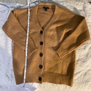 Tan/caramel knit cardigan